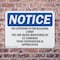 Signmission No Loitering In The Building Lobby You Are OSHA Notice Sign, Plastic, 14in W x 10in L, 2PK OS-2PACK-NS-P-1014-L-14687 - alternate 6